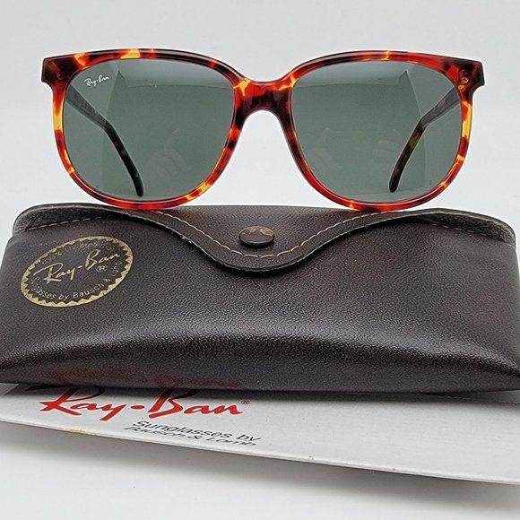 Ray-Ban B&L W1595 Style Tortoise Frame G-15 Mineral Glass Lens